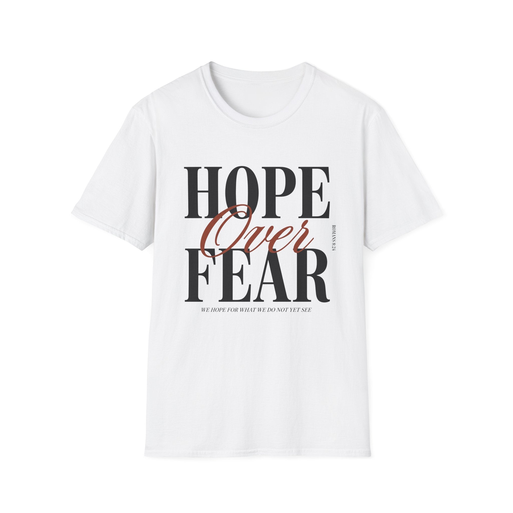Hope Over Fear (Typography) T-Shirt