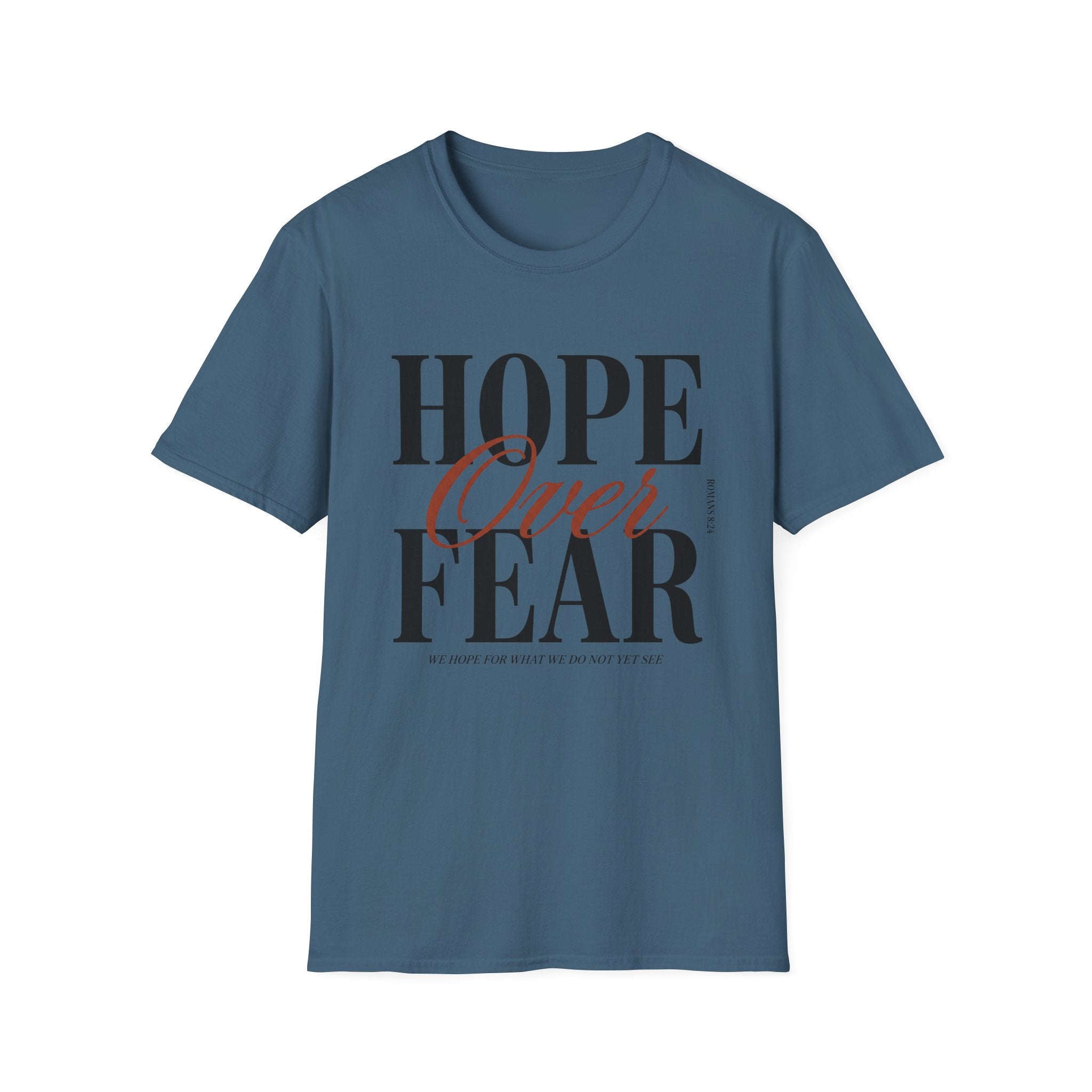 Hope Over Fear (Typography) T-Shirt