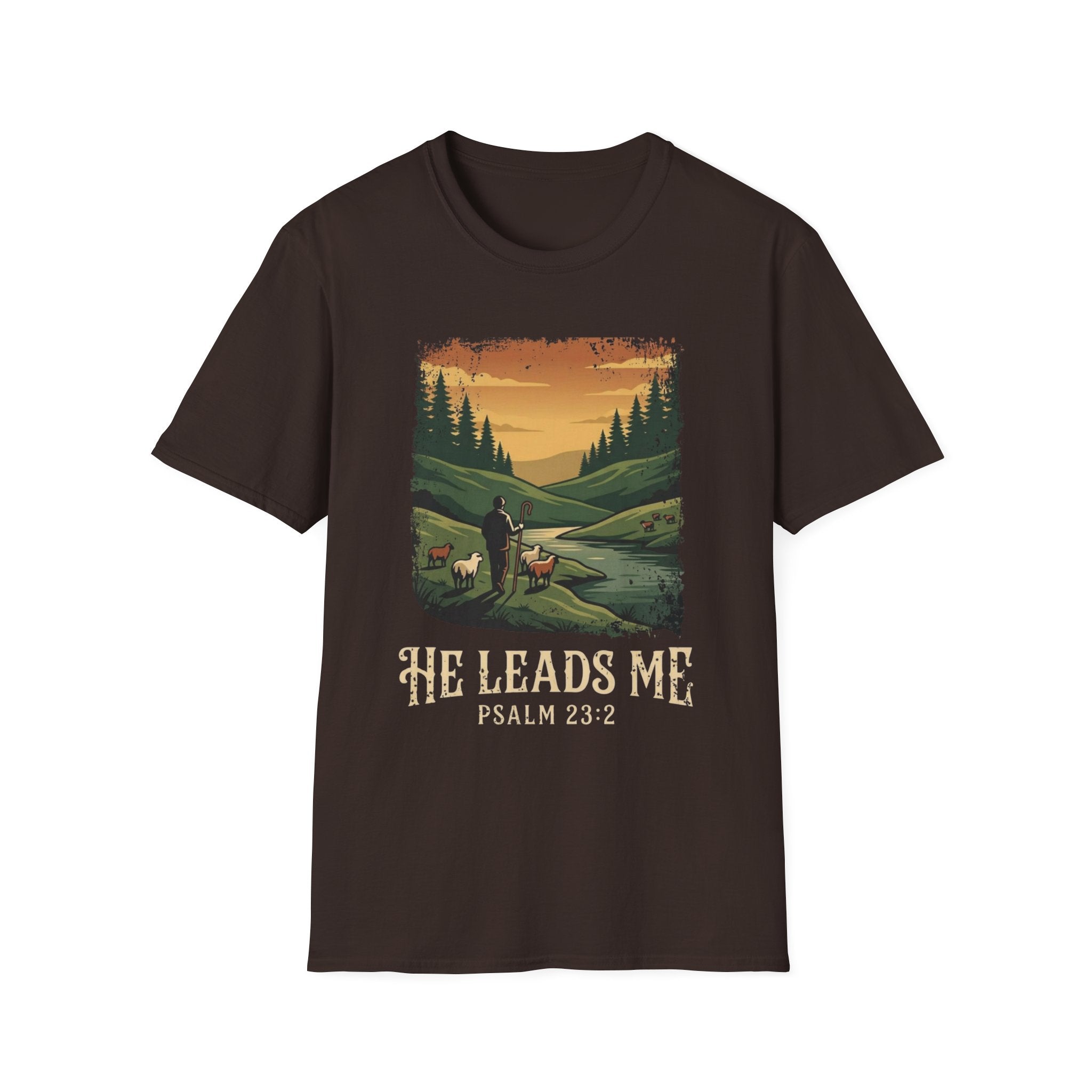 He Leads Me T-Shirt