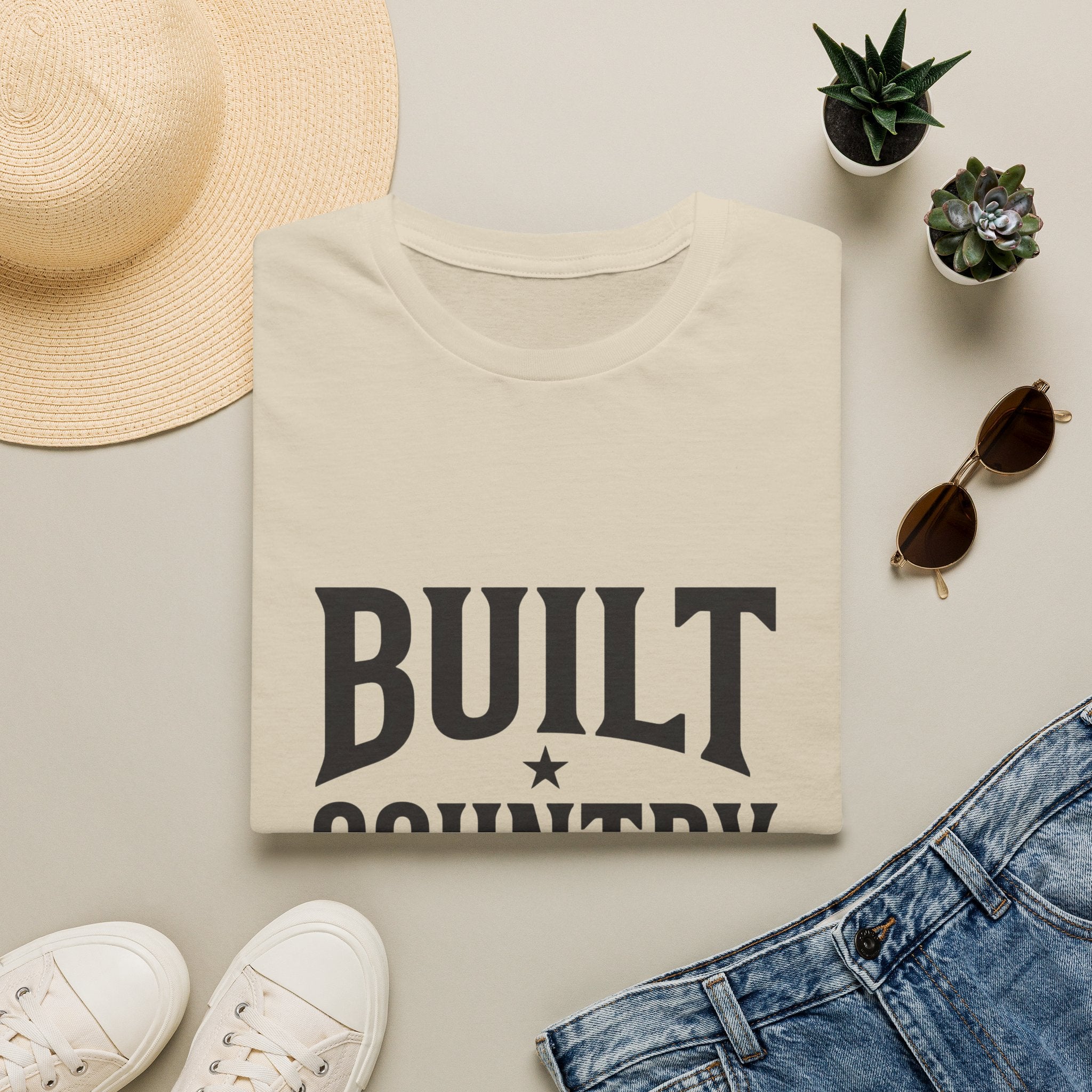 Built Country (Typography) T-Shirt