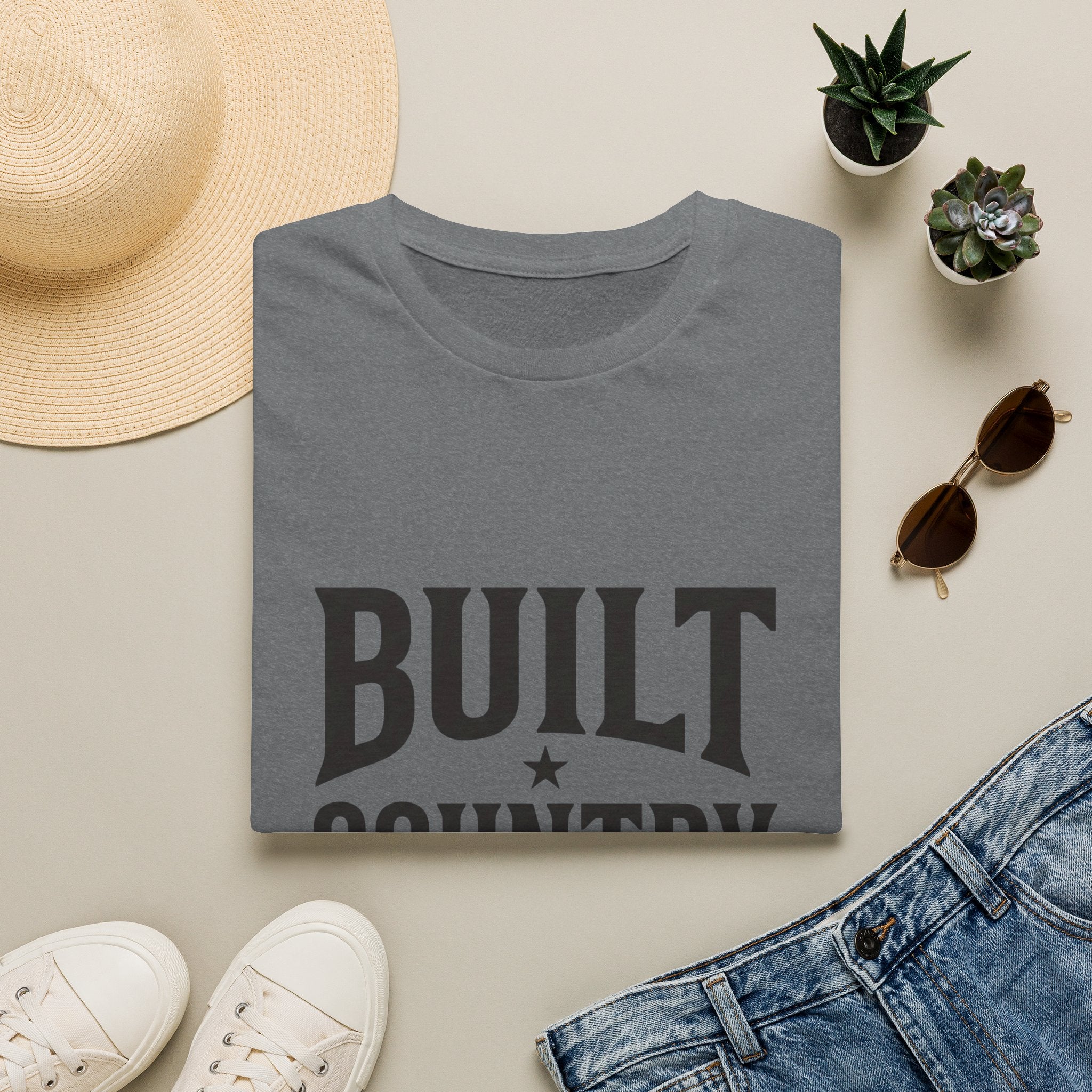 Built Country (Typography) T-Shirt
