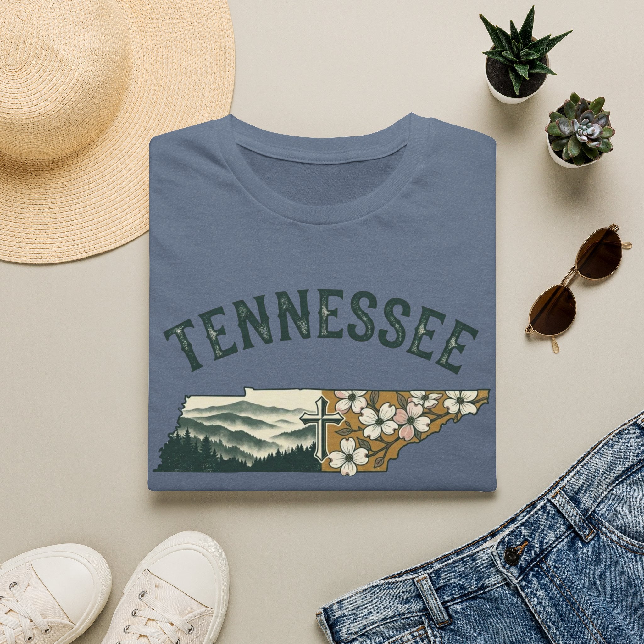 Tennessee - Higher Peaks Deeper Faith T-Shirt