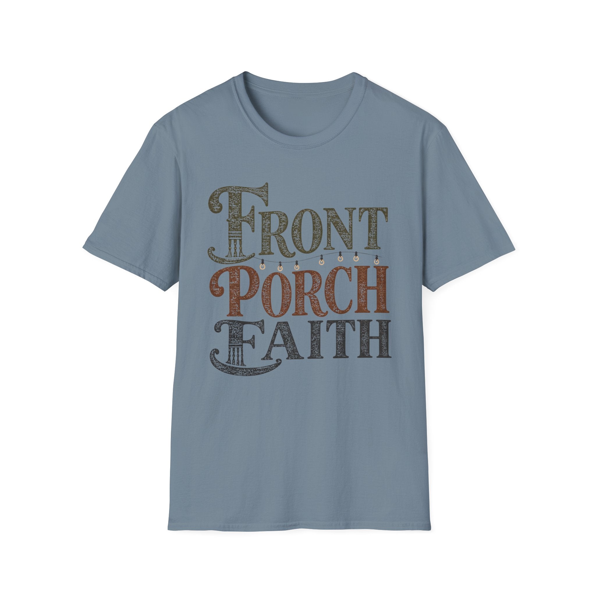 Front Porch Faith (Typography) T-Shirt