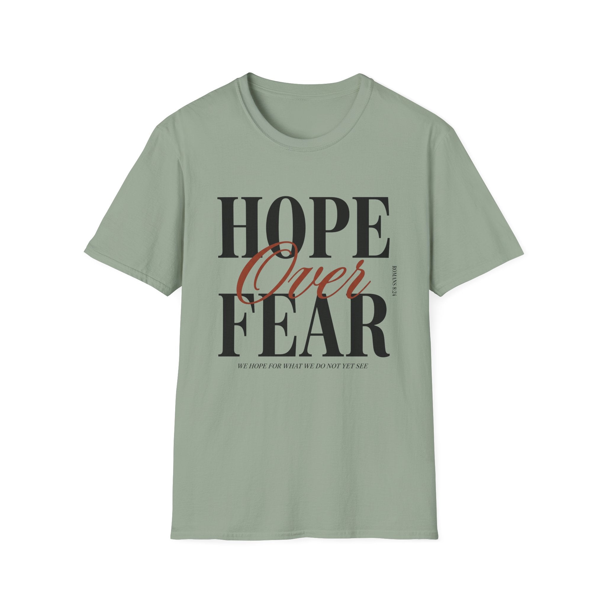 Hope Over Fear (Typography) T-Shirt