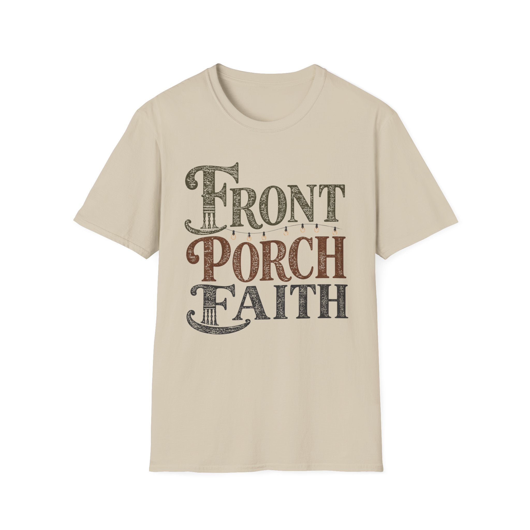 Front Porch Faith (Typography) T-Shirt
