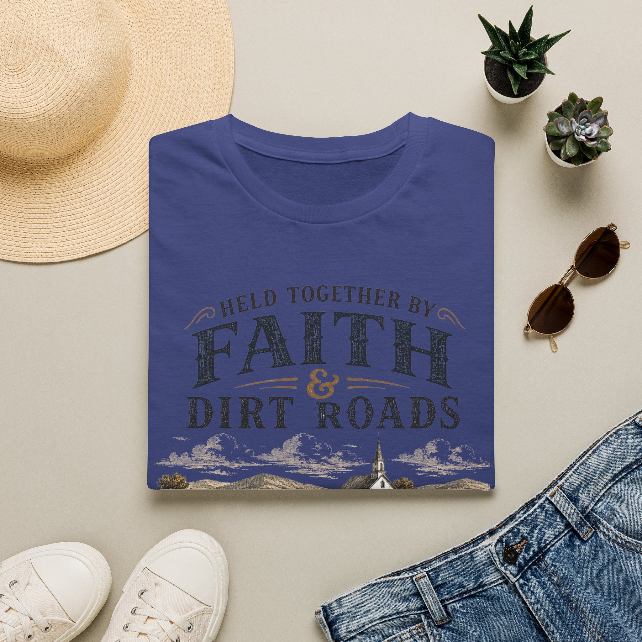 Faith and Dirt Roads T-Shirt