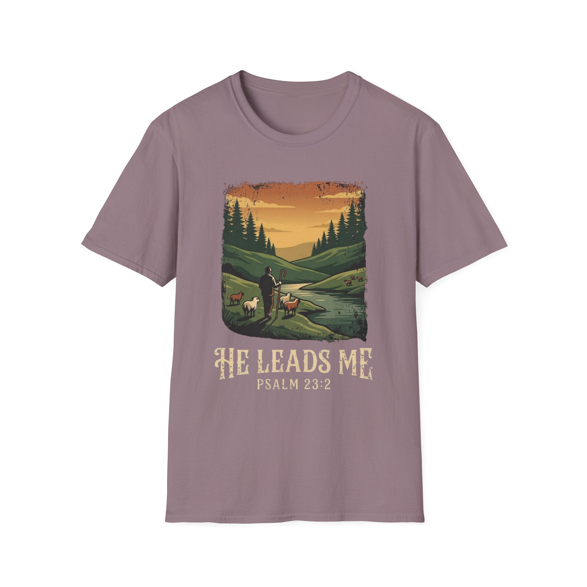 He Leads Me T-Shirt