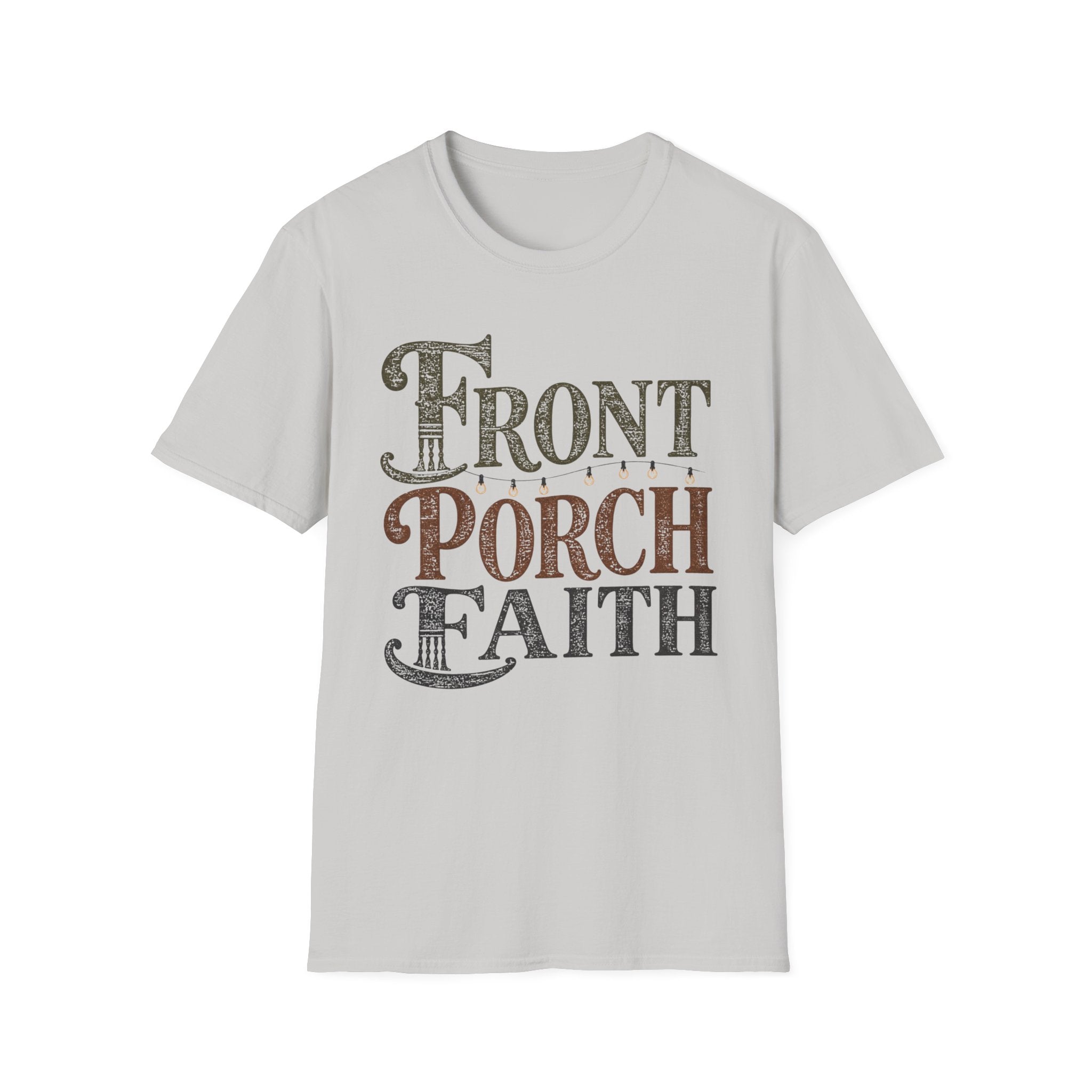 Front Porch Faith (Typography) T-Shirt