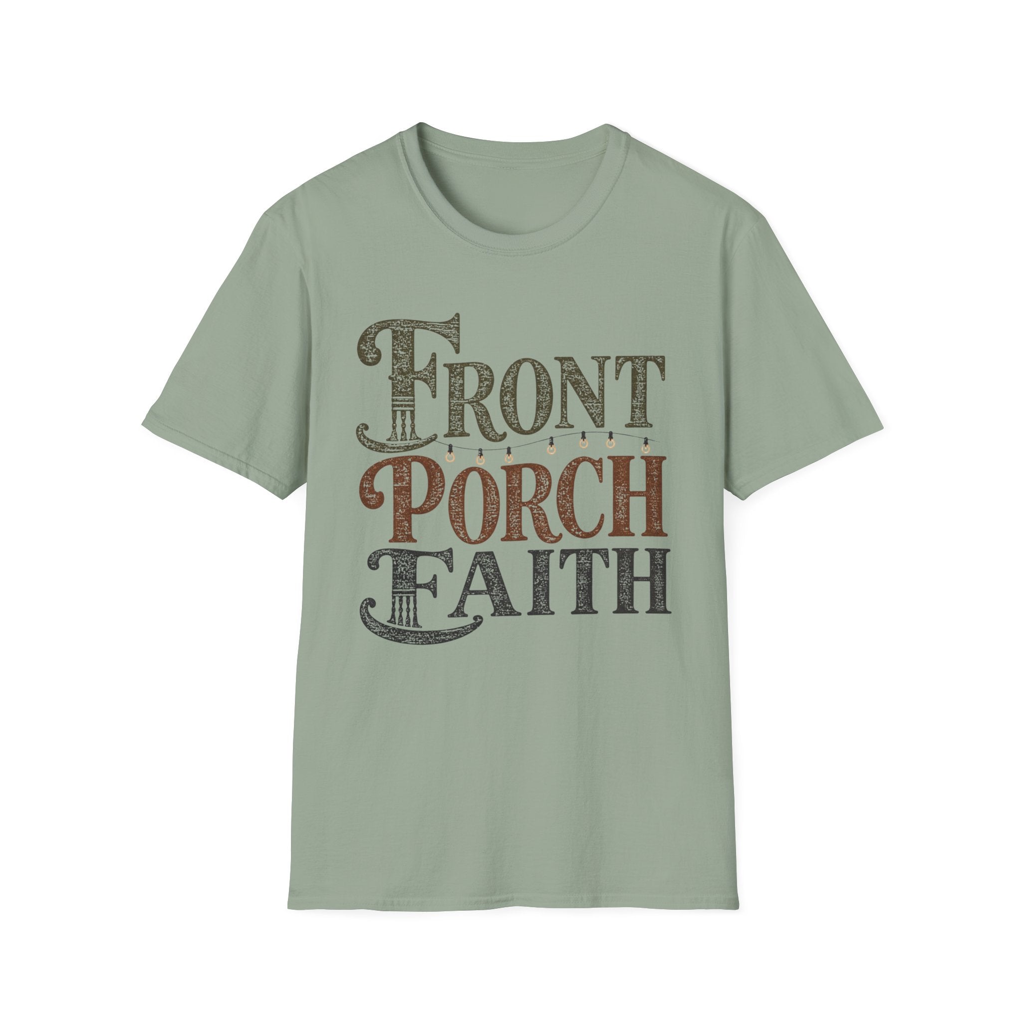 Front Porch Faith (Typography) T-Shirt
