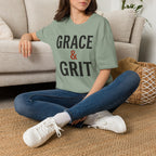 Grace & Grit (Typography) T-Shirt