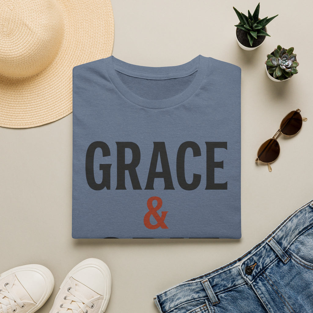 Grace & Grit (Typography) T-Shirt