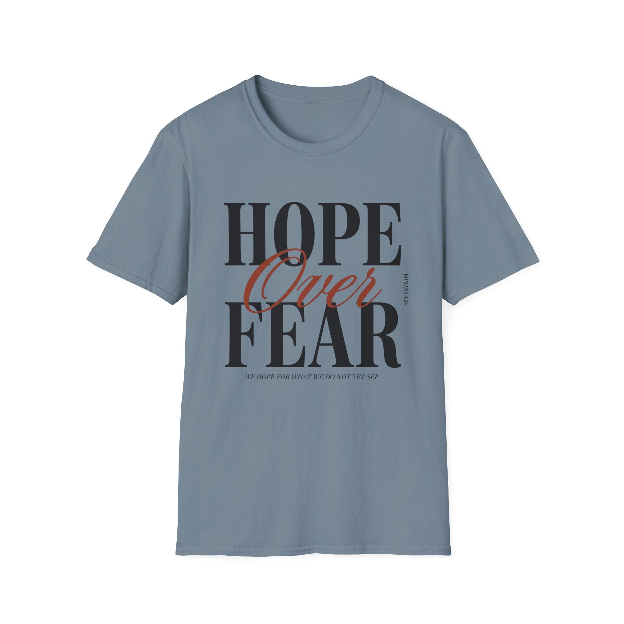 Hope Over Fear (Typography) T-Shirt