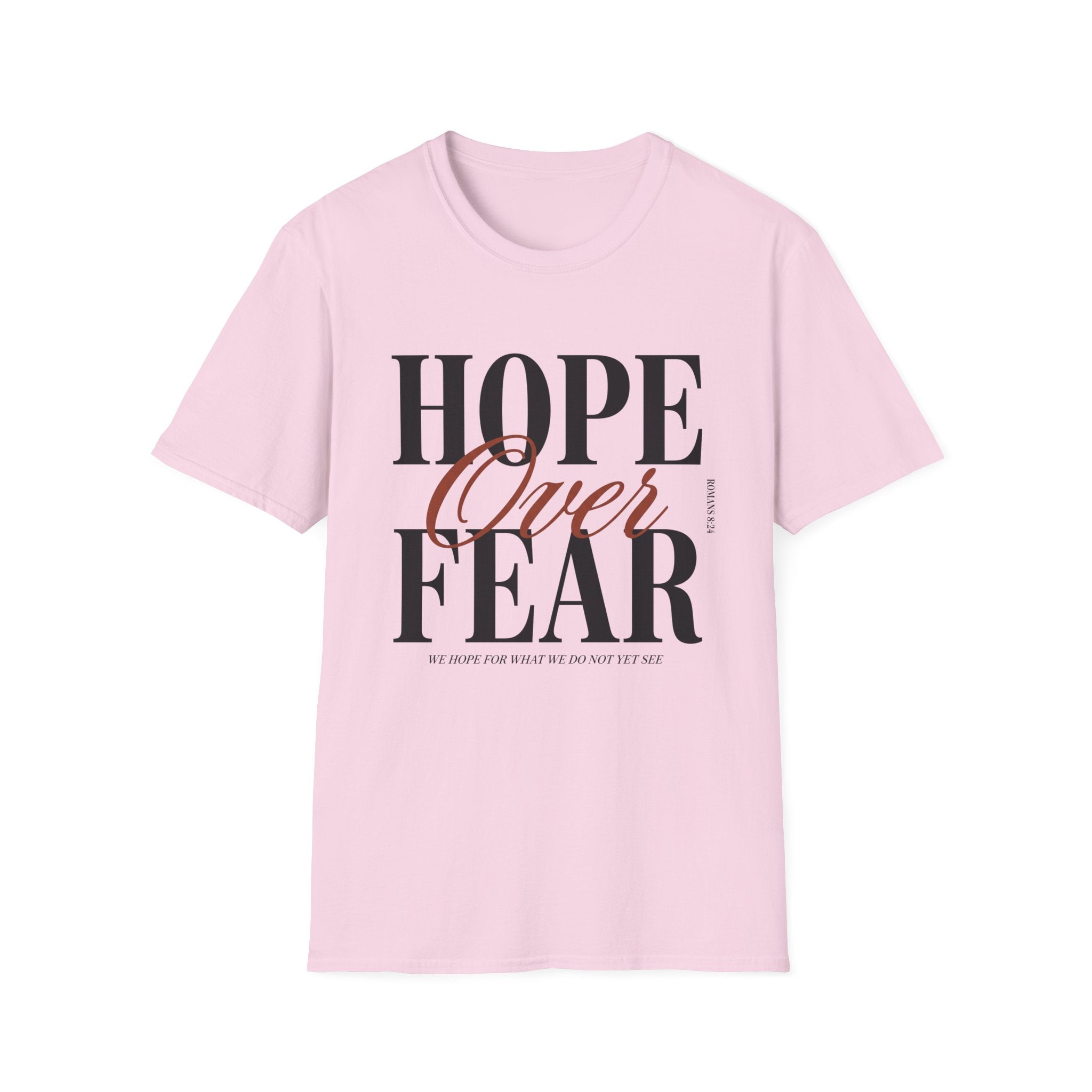 Hope Over Fear (Typography) T-Shirt