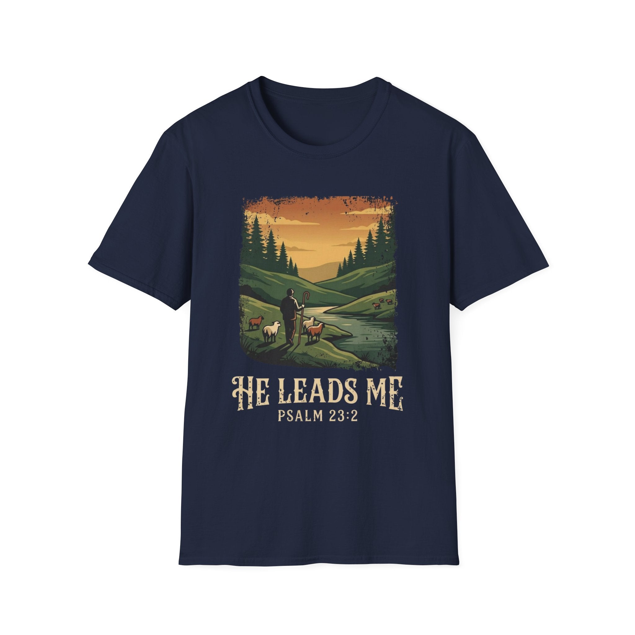 He Leads Me T-Shirt